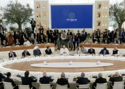 G7: l’intervento di Papa Francesco